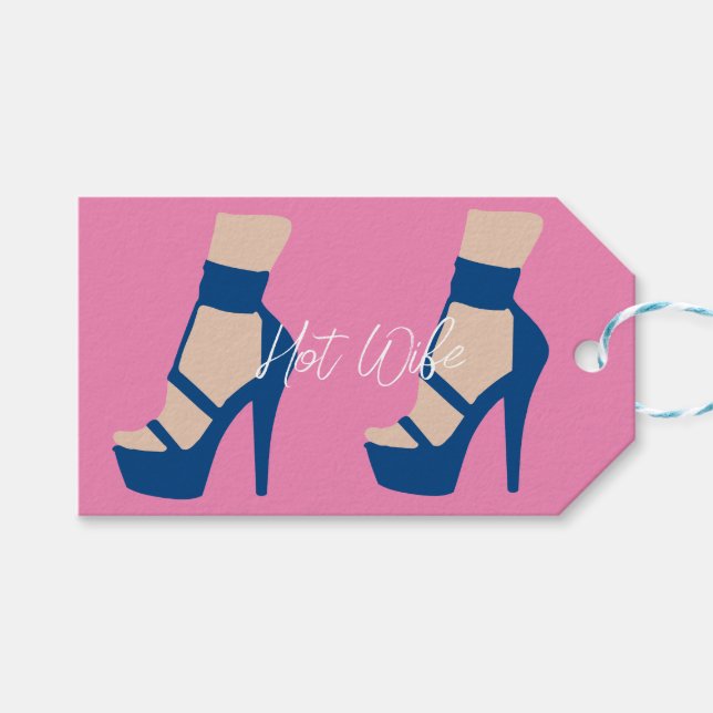 High Heel Shoel Thunder_Cove Geschenkanhänger (Vorderseite (Horizontal))
