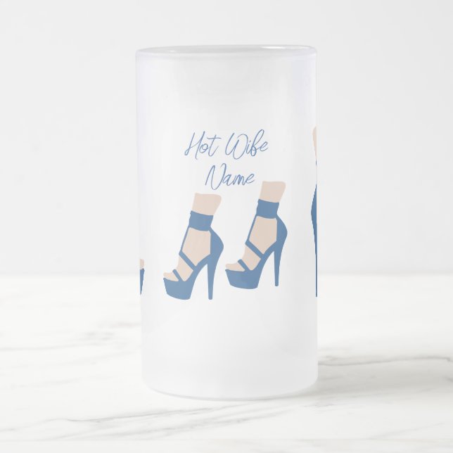 High Heel Shoel Thunder_Cove Mattglas Bierglas (Mittel)