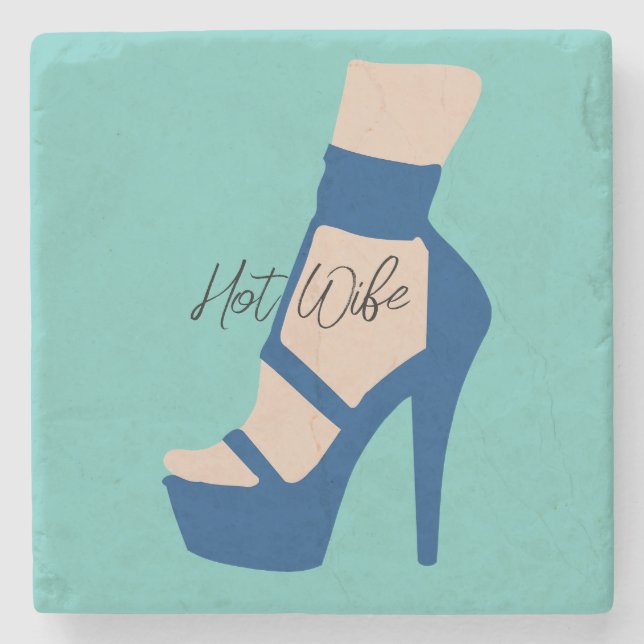 High Heel Shoel Thunder_Cove Steinuntersetzer (Vorderseite)
