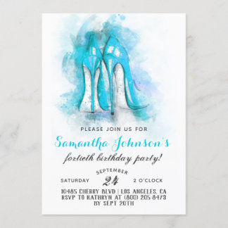 High Heels Fabulous Glam Geburtstag Einladung