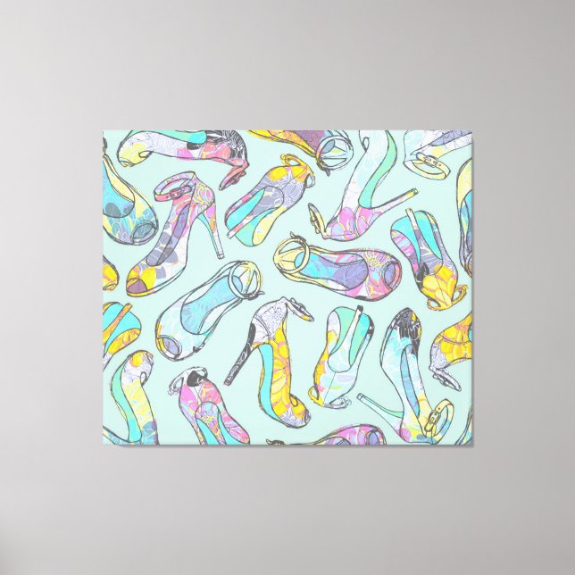 High Heels Leinwanddruck (Vorderseite)