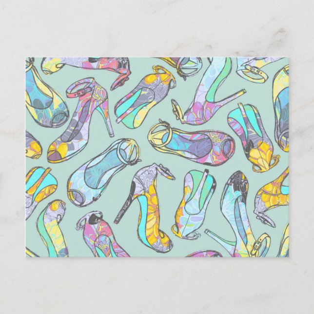 High Heels Postkarte (Vorderseite)