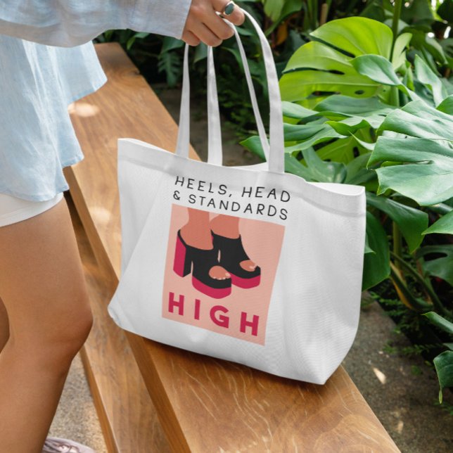 High Heels Zitat Tragetasche (Von Creator hochgeladen)
