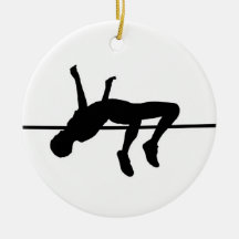 High Jump Track und Field Ornament