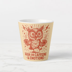 High on Caffeine & Emotions Milchtasse