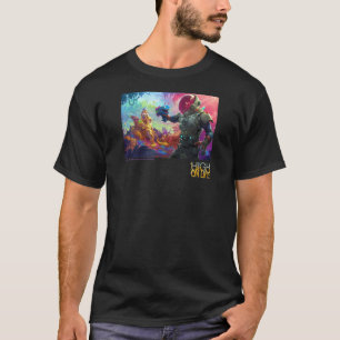 High on Life Kenny Lächeln beim Bladen von Außerir T-Shirt