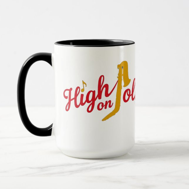 High on Polkas Logo Tasse (Links)