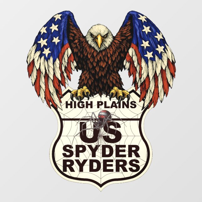 High Plains Chapter - Aufkleber Adler Logo (Blatt)