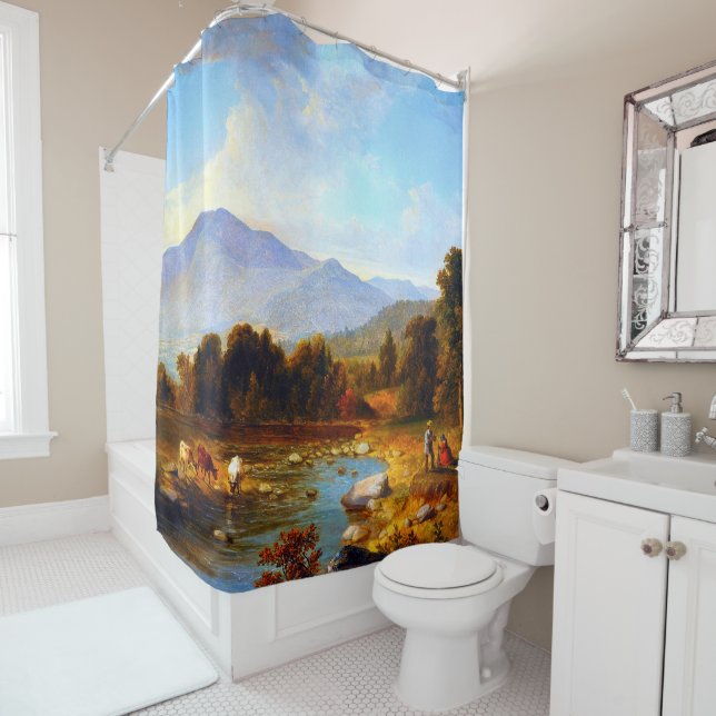 High Point Shandaken Berge Asher Brown Durand Duschvorhang (Beispiel)
