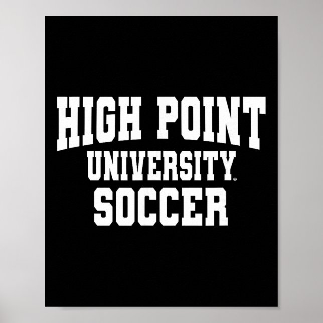 High Point University Panthers Soccer Ncaa Hp23  Poster (Vorne)