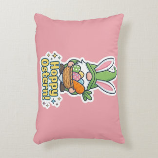 High-quality "Hoppy Easter" gnome illustration Dekokissen