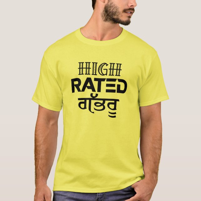 HIGH RATED GABRU T-Shirt (Vorderseite)