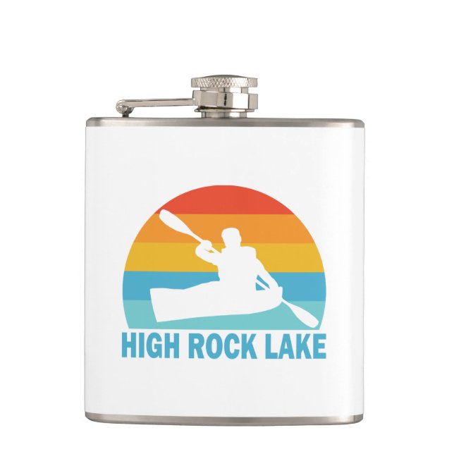 High Rock Lake North Carolina Kayak Flachmann (Vorderseite)