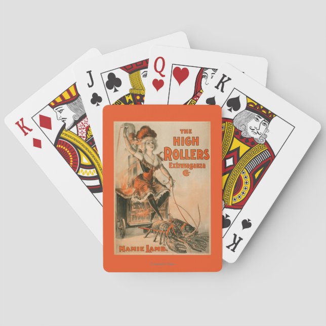 High Roller-Extravaganz "Mamie Lamm-" Spiel Spielkarten (Rückseite)
