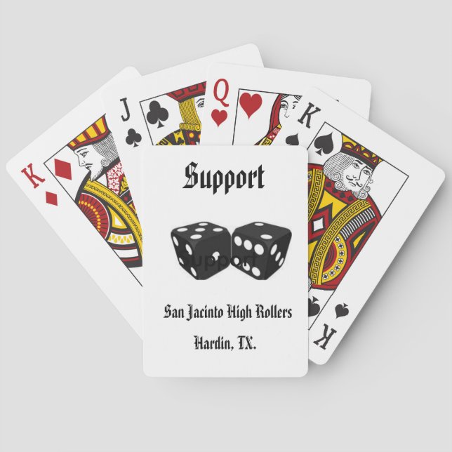 High Roller-Unterstützung Sans Jacinto, die Karten Spielkarten (Rückseite)