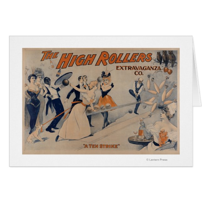 High RollersBowling Party Theater Poster (Vorderseite (Horizontal))