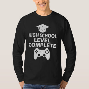 High School Abschluss 2022 Gamer-Abschluss T-Shirt