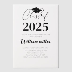 High School Abschluss Class of 2025,Minimal grad