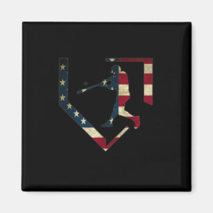 High School Baseball-Saison College-Ball-Spieler W Magnet