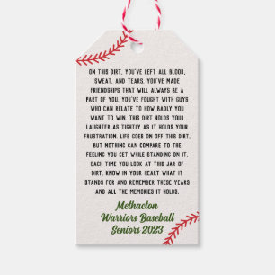 High School Baseball Senior Gift Memory Geschenkanhänger