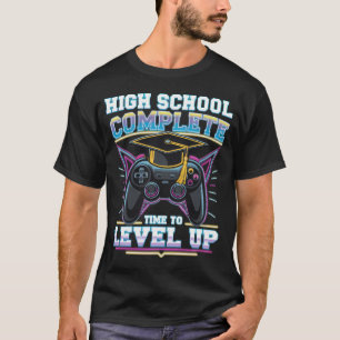 High School Complete Gamer Gaming Abschluss T-Shirt