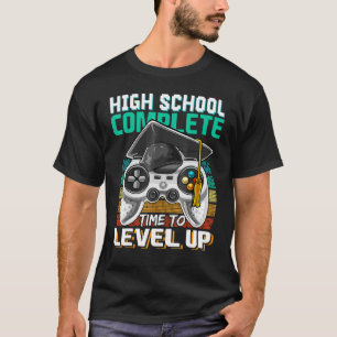 High School Complete Video Game Senior Abschluss T-Shirt