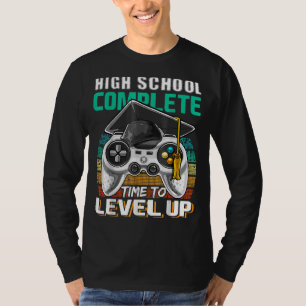 High School Complete Video Game Senior Abschluss T-Shirt