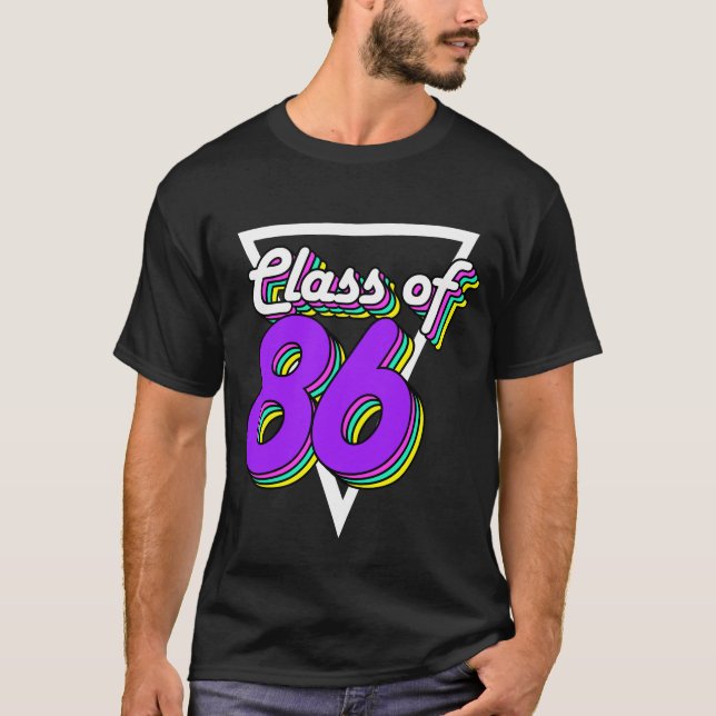 High School Wiedersehen Class 1986 86 33 Jahre Ges T-Shirt (Vorderseite)