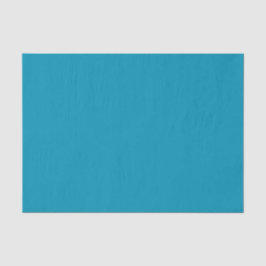 High Seas Saturated Blue Deep Rich Aqua Solid Seidenpapier