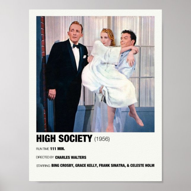 High Society 1956 Alternative Film Poster (Vorne)
