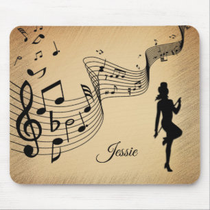 High Step Tanzen zur benutzerdefinierten Musik Mousepad