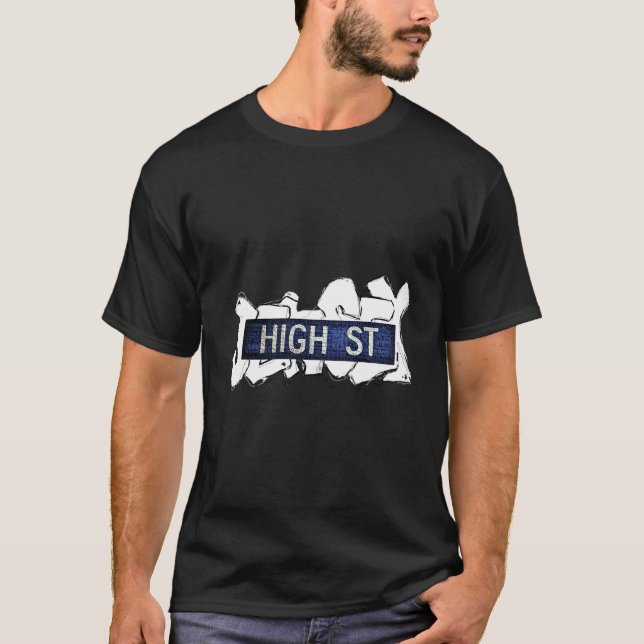 High Street Graffiti T-Shirt (Vorderseite)