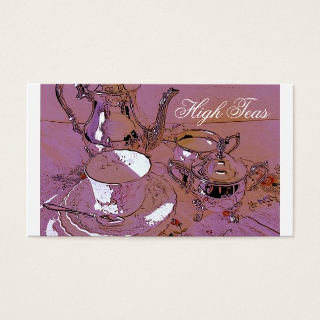 High teas (Devant)