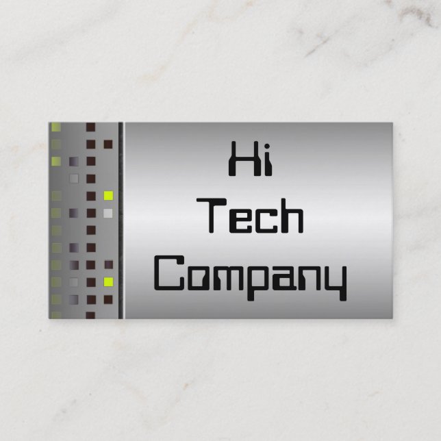 High-Teche Visitenkarten Visitenkarte (Vorderseite)