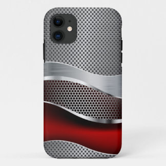 High-Teches futuristisches Maschen-Chrom-Rot title_seo2