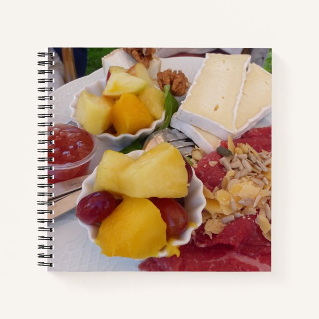 High Tee Food Notebook Notizbuch (Vorderseite)