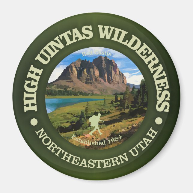 High Uintas Wilderness Magnet (Vorne)