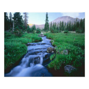 HIGH UINTAS WILDERNESS, UTAH. Stillwater Fork Fotodruck