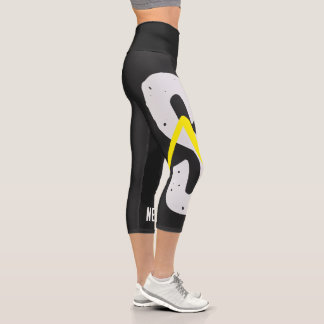 High-waisted capri pants, positive energy leggings