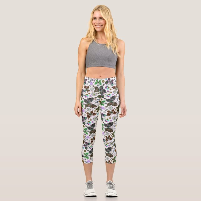 High Waisted Capris Custom mit Sorgfalt hergestell (Vorderseite)