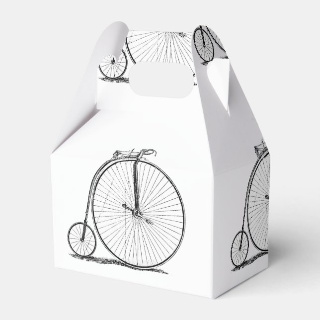 High Wheeler Bicycle Penny Farthing Geschenkschachtel (Vorderseite)