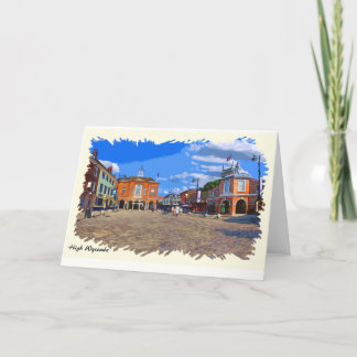 High Wycombe Artwork Greeting Card Feiertagskarte