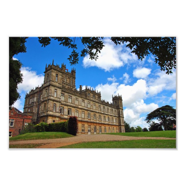Highclere Castle Downton Abbey England Fotodruck (Vorne)