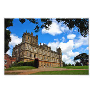Highclere Castle Downton Abbey England Großbritann Fotodruck