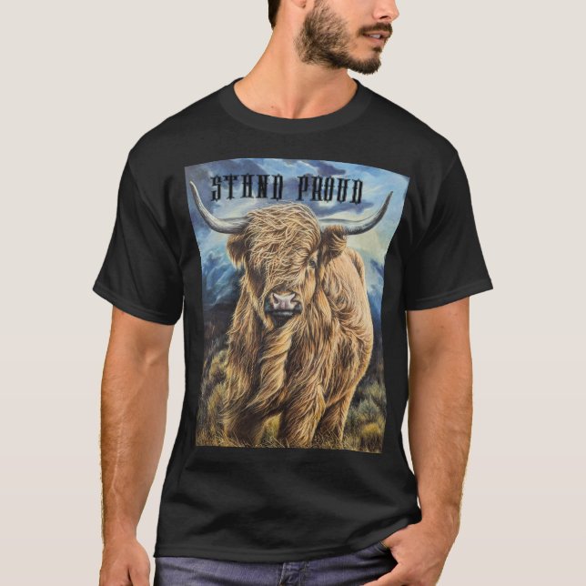 Highland Bull T-Shirt (Vorderseite)