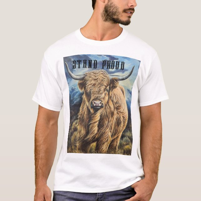 Highland Bull T-Shirt (Vorderseite)