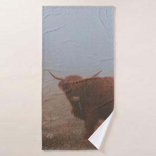 HIGHLAND CATTLE COW BADEHANDTUCH