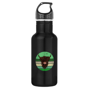 Highland Cattle Edelstahlflasche