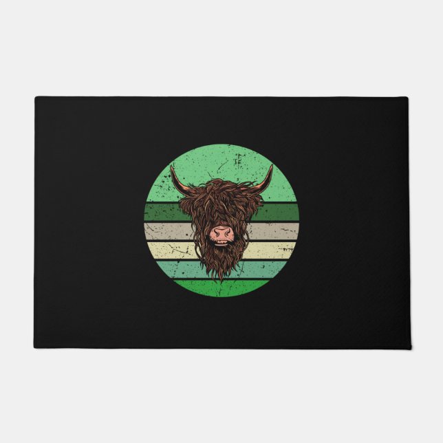 Highland Cattle Fußmatte (Vorderseite)