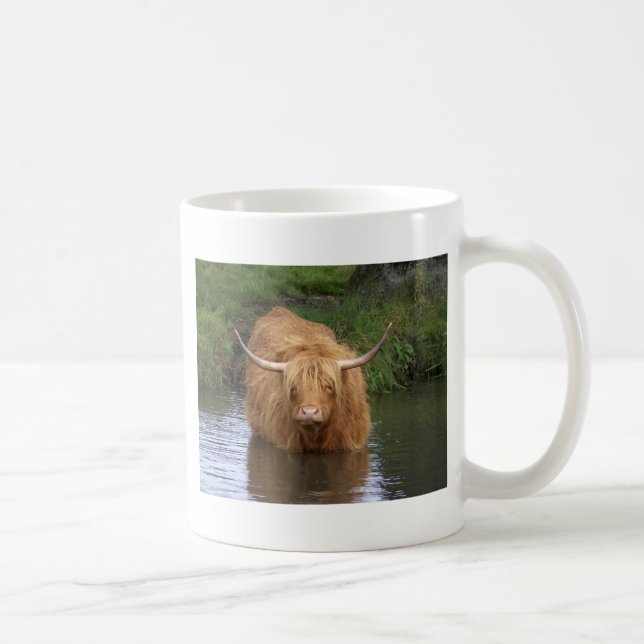 Highland Cattle Kaffeetasse (Rechts)